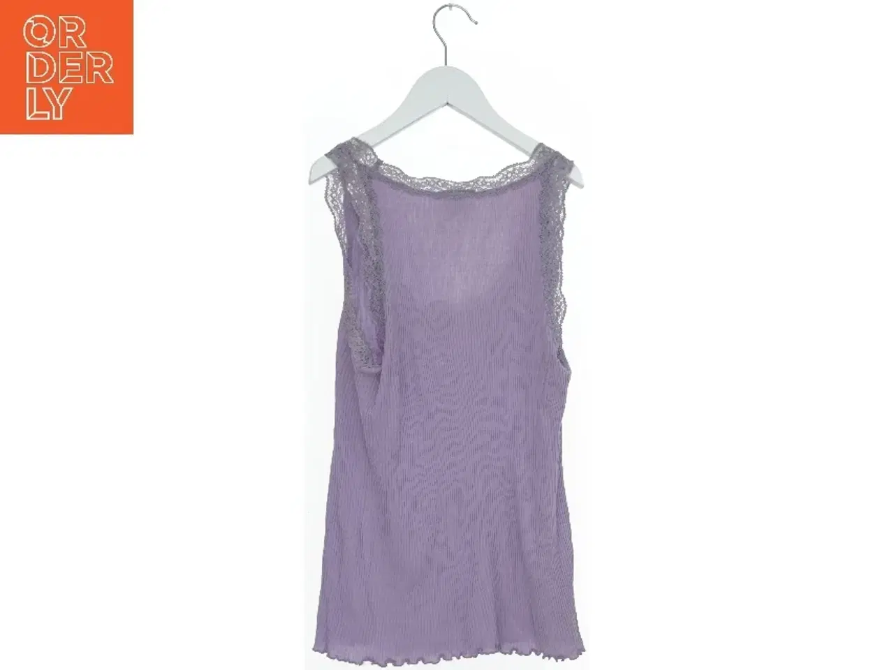 Billede 2 - Blondekantet top (str. XL)