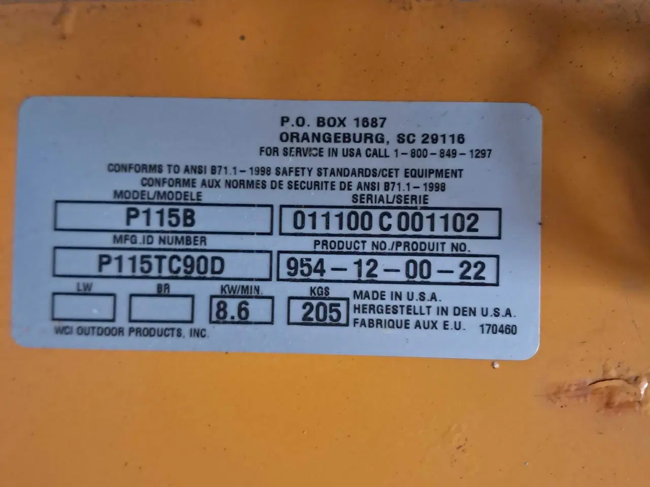 Billede 2 - Partner havetraktor p115 b