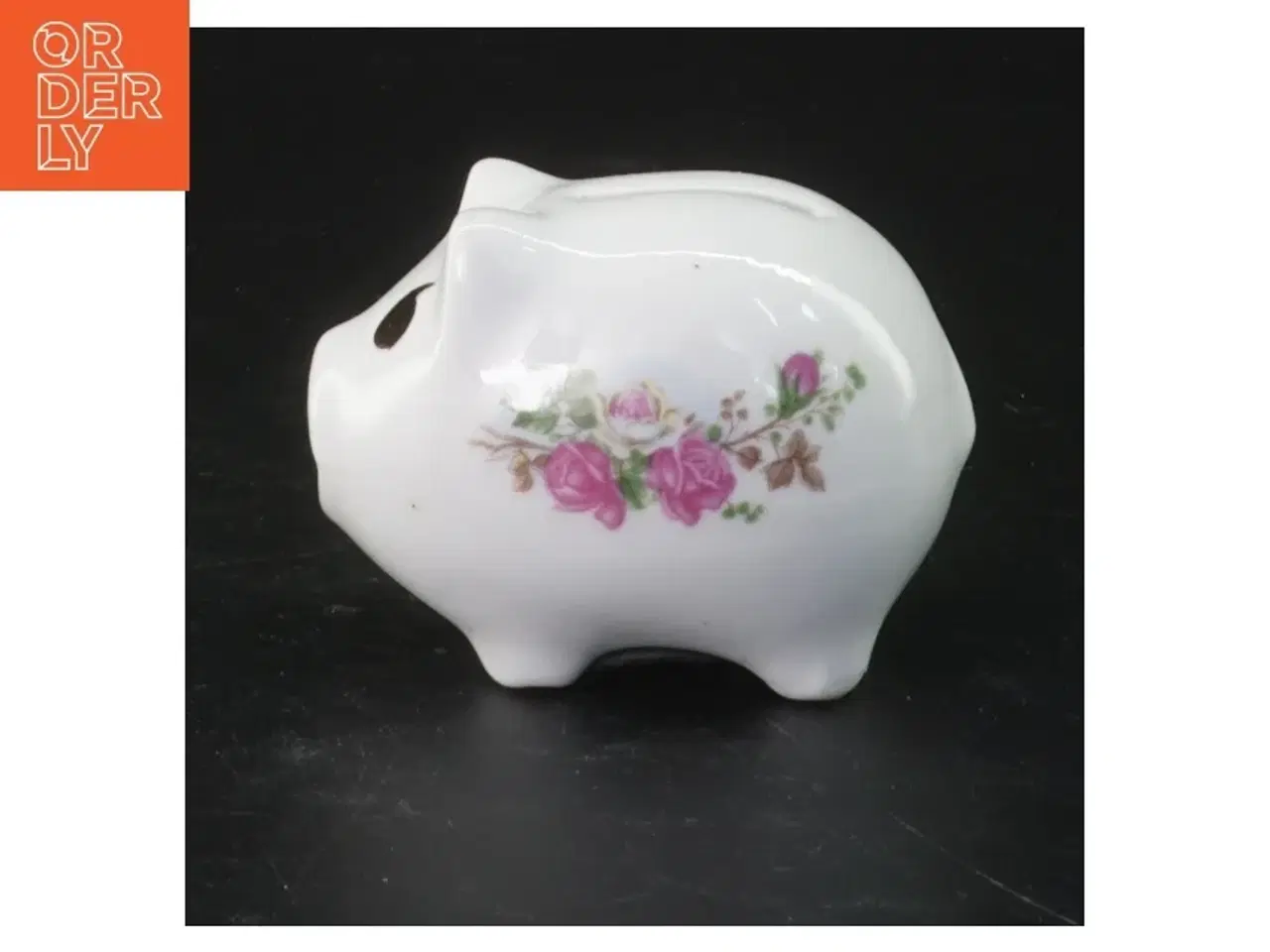 Billede 1 - Keramisk sparegris (str. 9 cm)