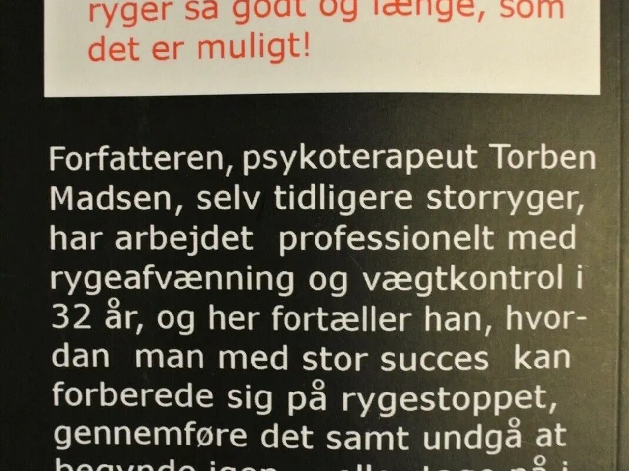 Billede 2 - din sidste cigaret - sådan bliver du lykkelig x-ry