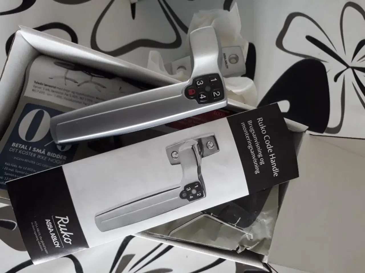 Billede 1 - Ruko terrassehåndtag med kode