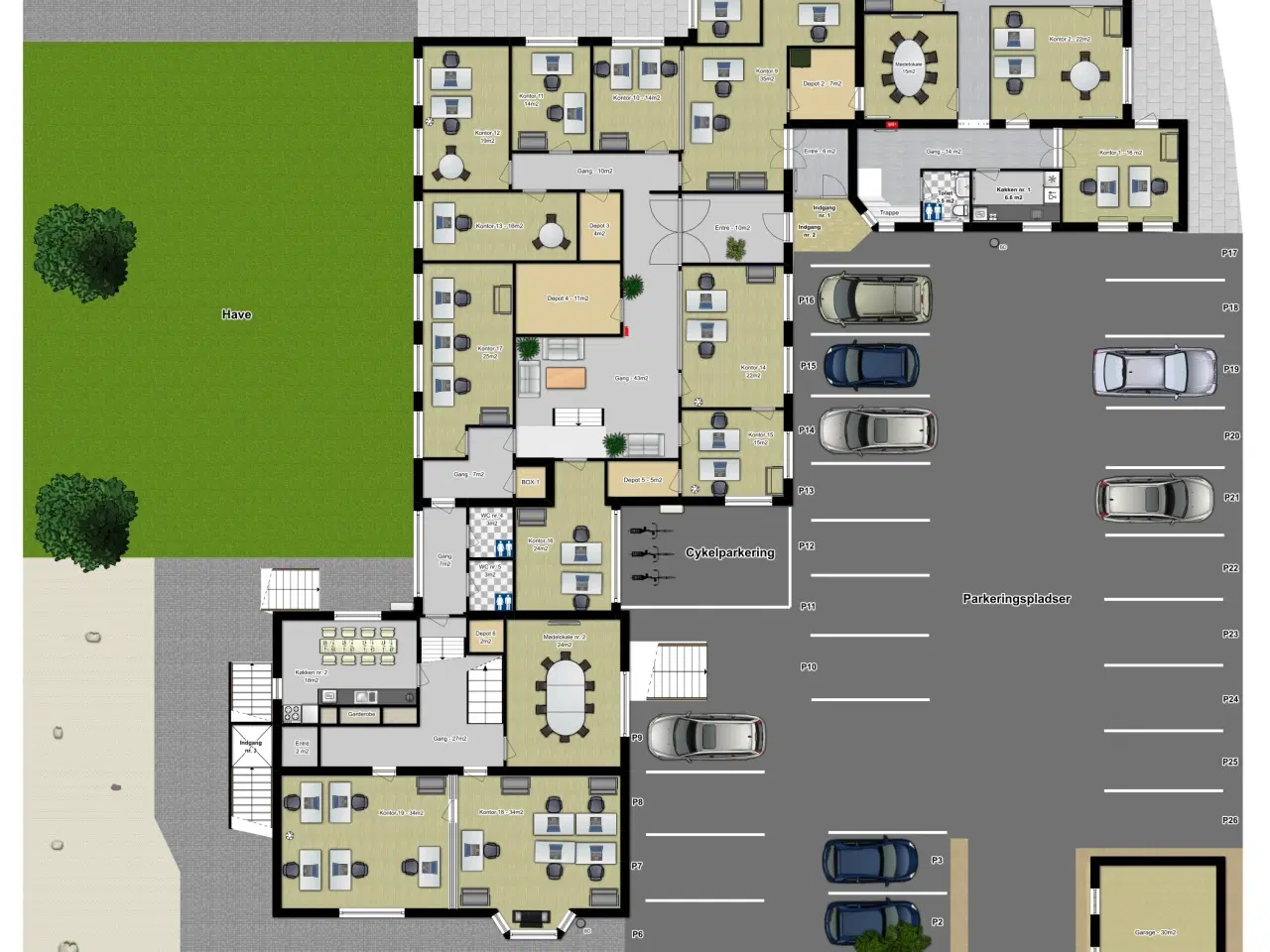 Billede 26 - Kontorfællesskab i det centrale Odense