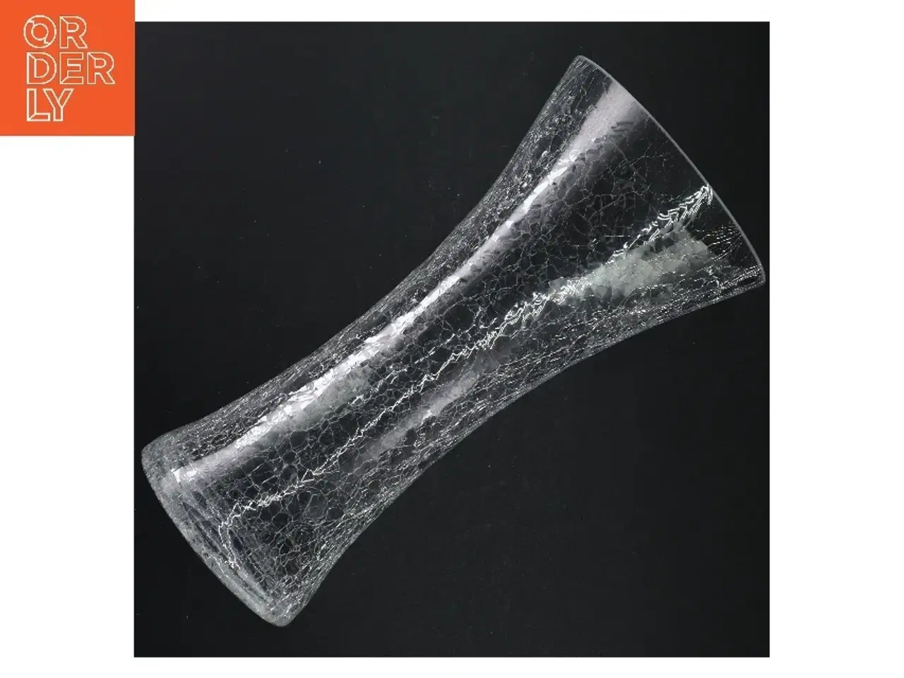 Billede 4 - Krakeleret glasvase (str. 30 x 15 cm)