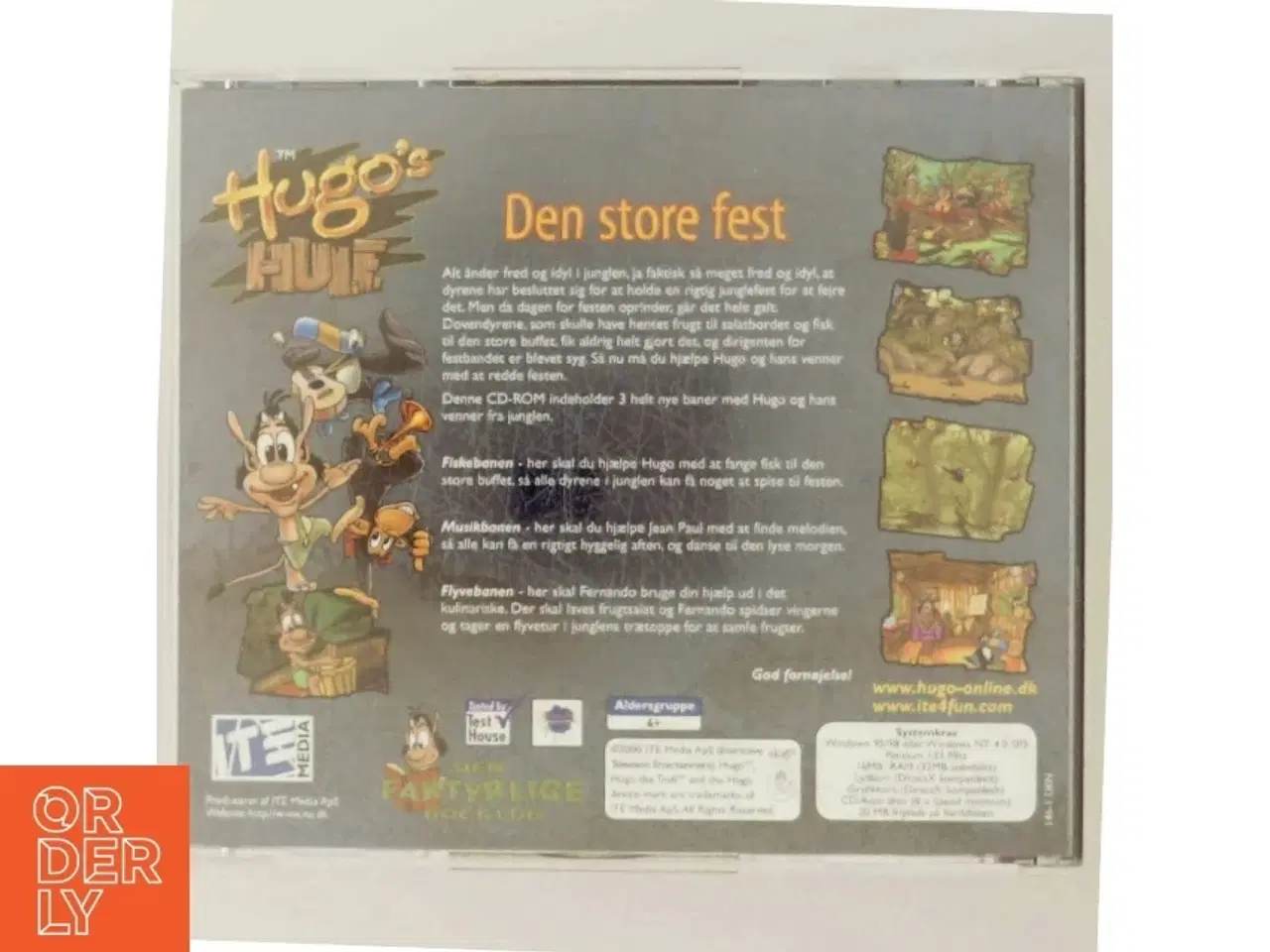 Billede 3 - Hugo&#39;s Hule: Den store fest CD-ROM spil fra ITE Media