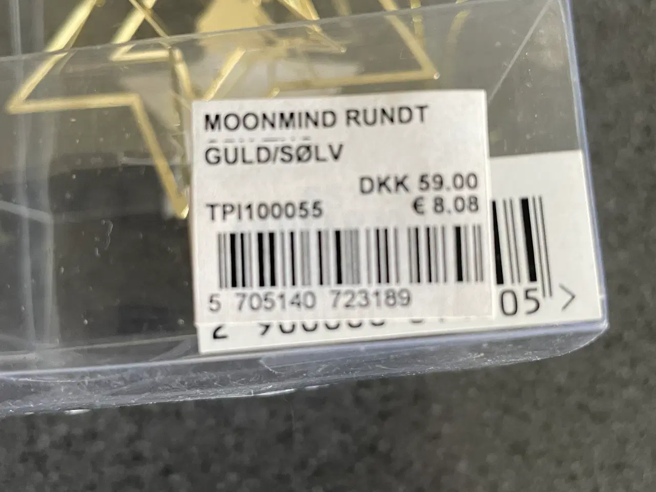 Billede 9 - 7 æsker med flotte forgyldte juleophæng MOONMIND