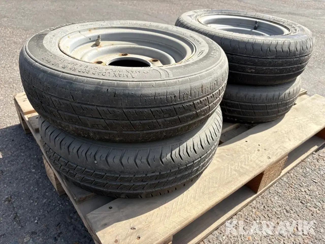 Billede 1 - Dæk med fælg Leao Radial R701 - 4 styks