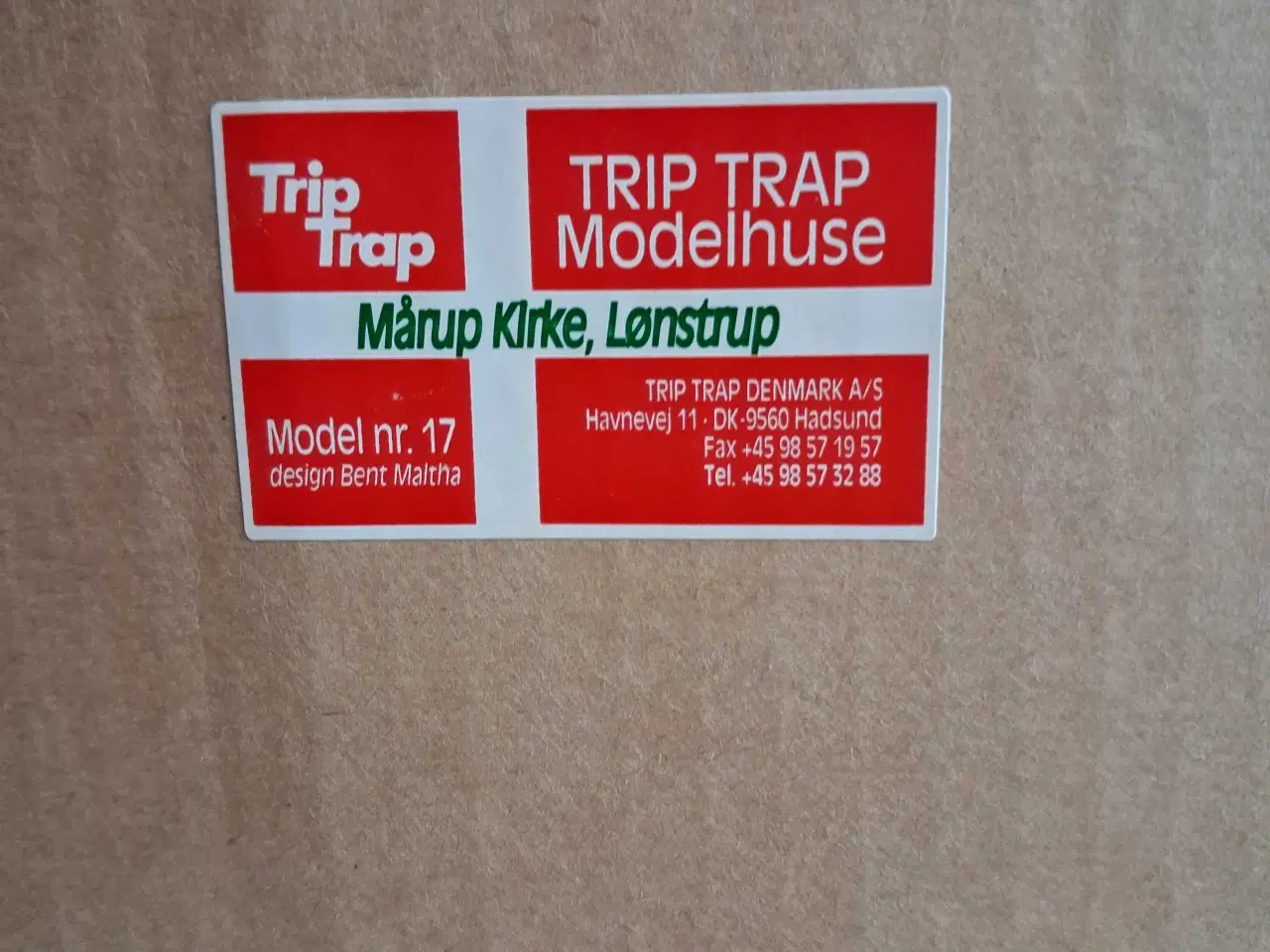 Billede 2 - Trip Trap model nr 17 Mårup Kirke, Lønstrup