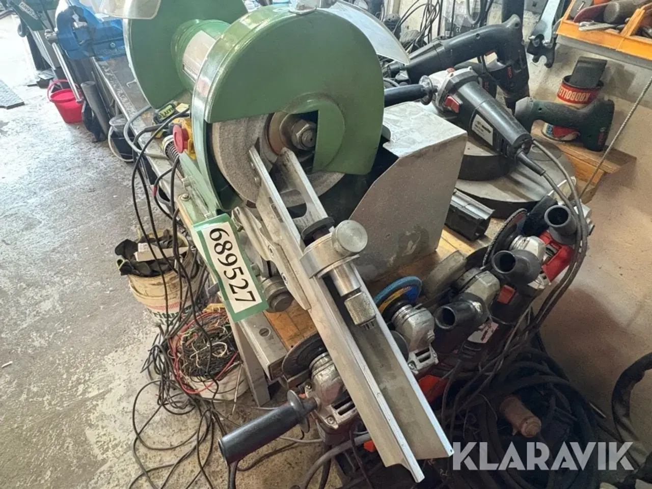 Billede 5 - Bænksliber KEF-Motor  Slibette 8N