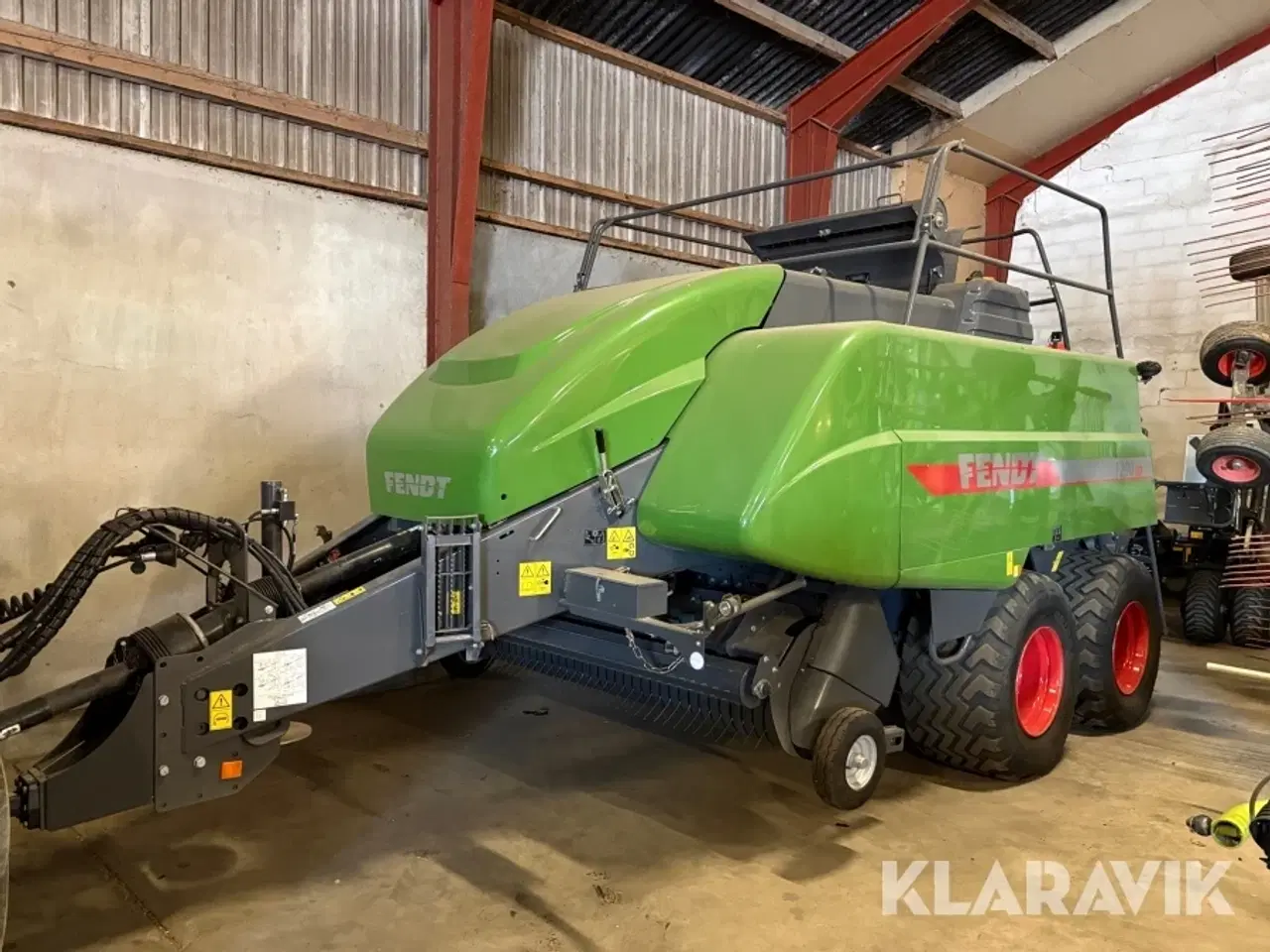 Billede 1 - Storballepresser Fendt 1290 XD med parkland ballevogn