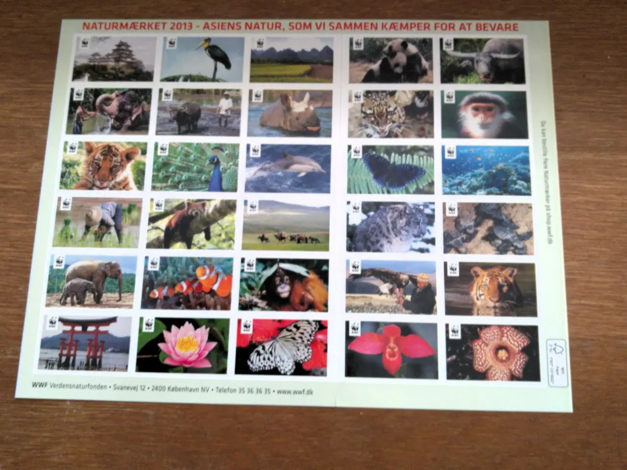 Billede 4 - Danmark, WWF Naturmærker 2007 -2020.