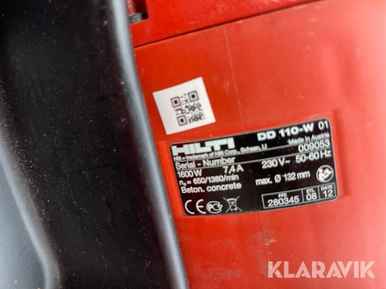 Billede 4 - Diamantboremaskine Hilti DD 110-W