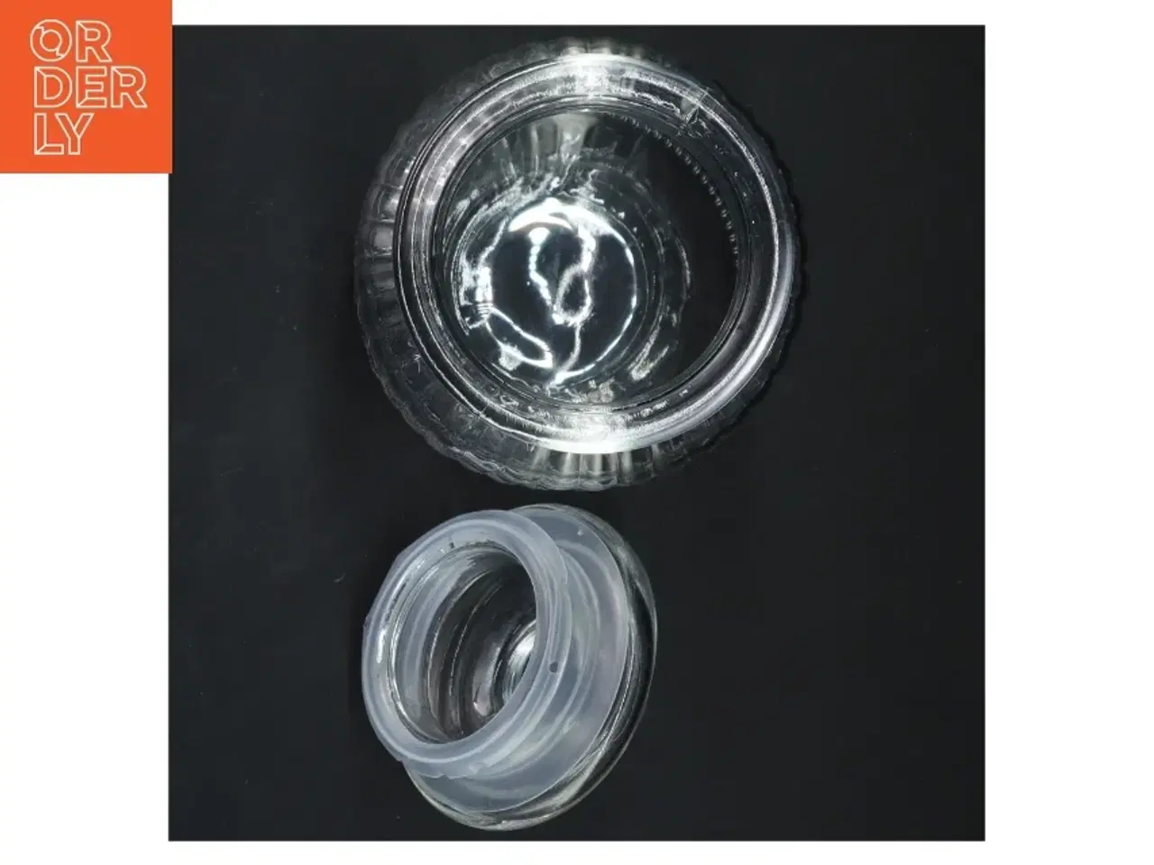 Billede 4 - Glaskrukke med låg (str. 18 cm)