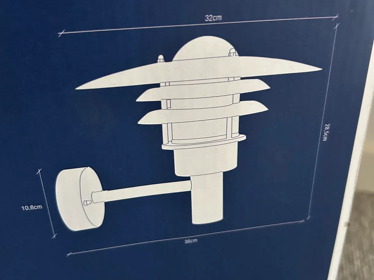 Billede 3 - Nordlux udendørs lampe