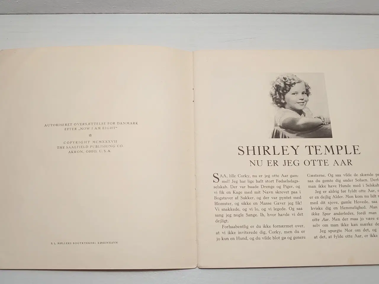 Billede 5 - Shirley Temple: Nu er jeg otte aar. Branner 1938