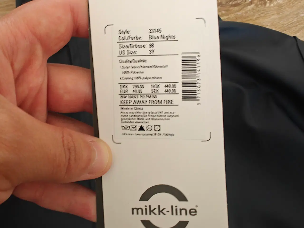 Billede 4 - Mikk-line regnsæt str 98 