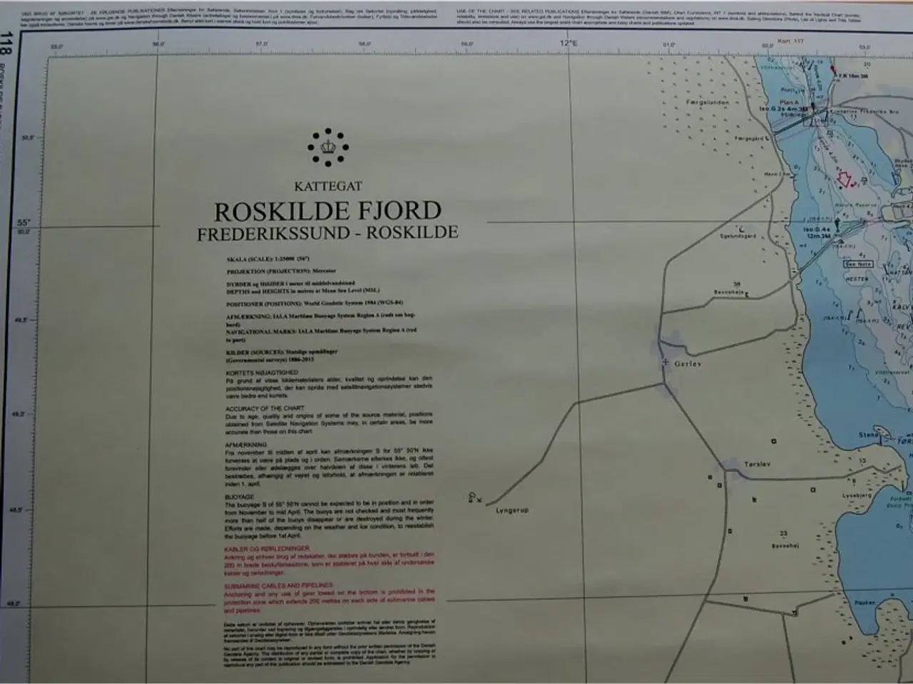 Billede 2 - Dansk Søkort 118 ROSKILDE FJORD