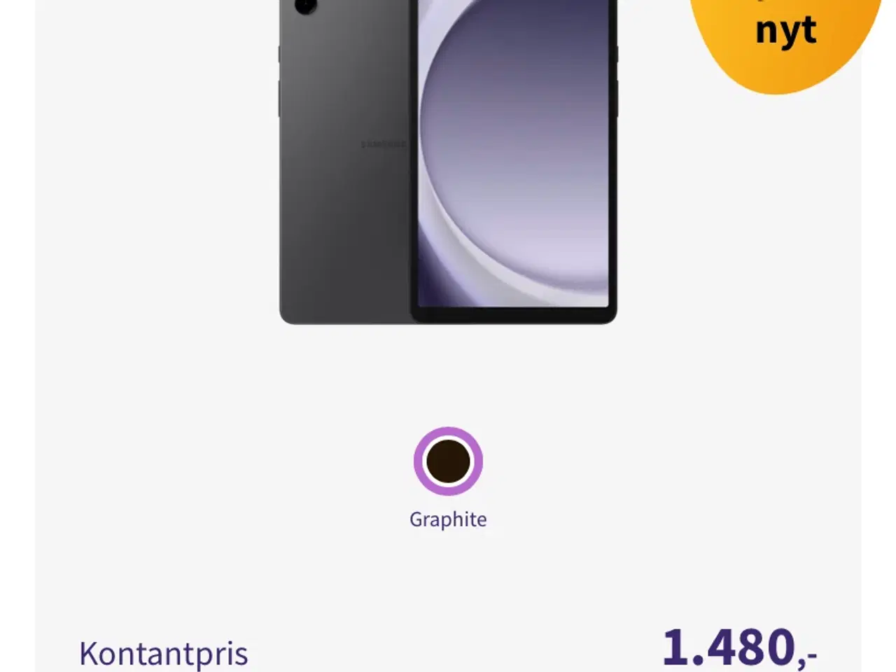 Billede 2 - Samsung Galaxy Tab A9 (Ny)