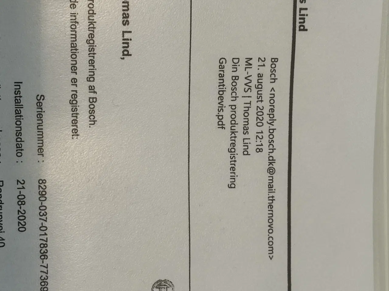 Billede 7 - Gasfyr Bosch