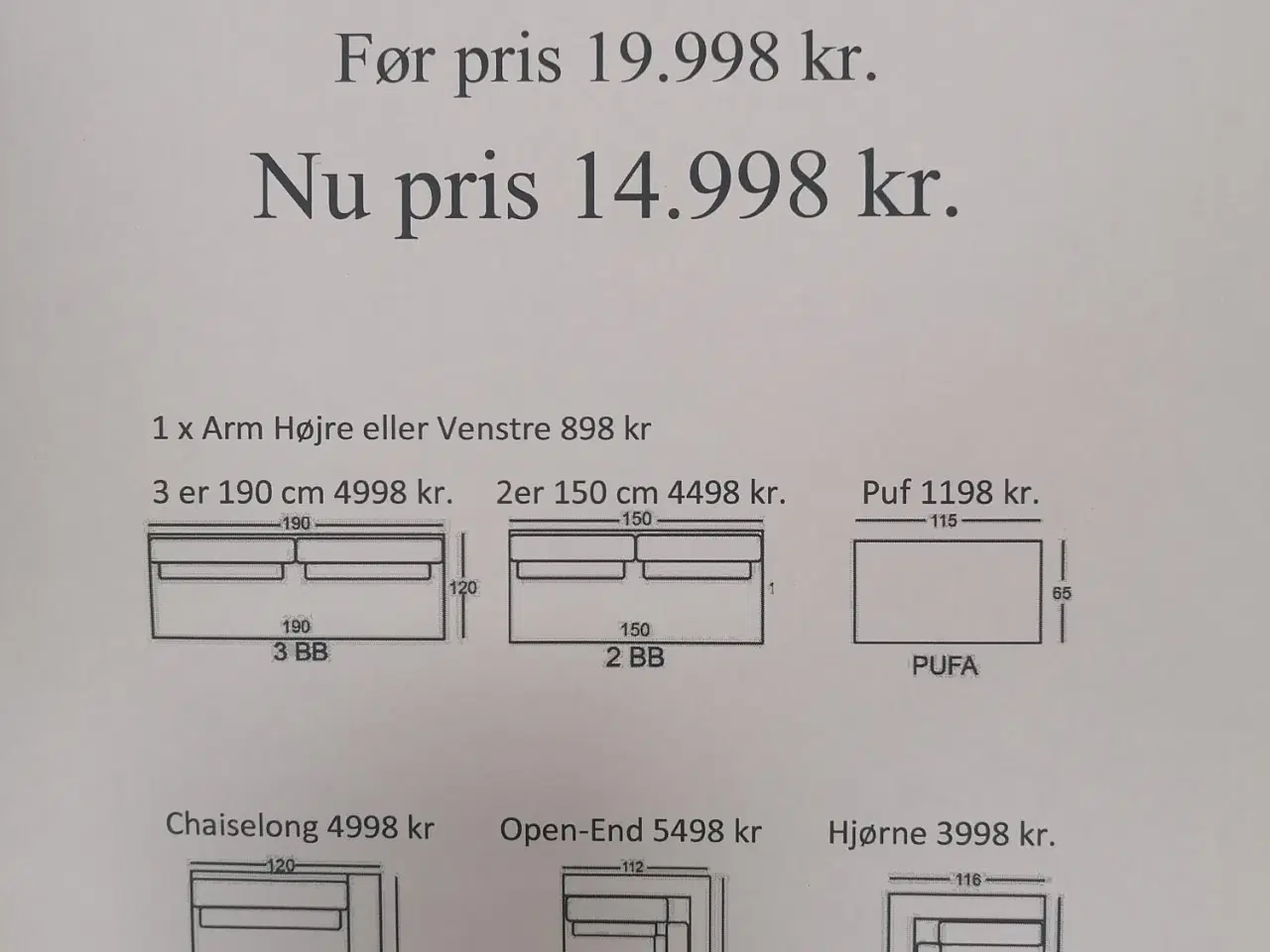 Billede 5 - Oxsana U sofa 