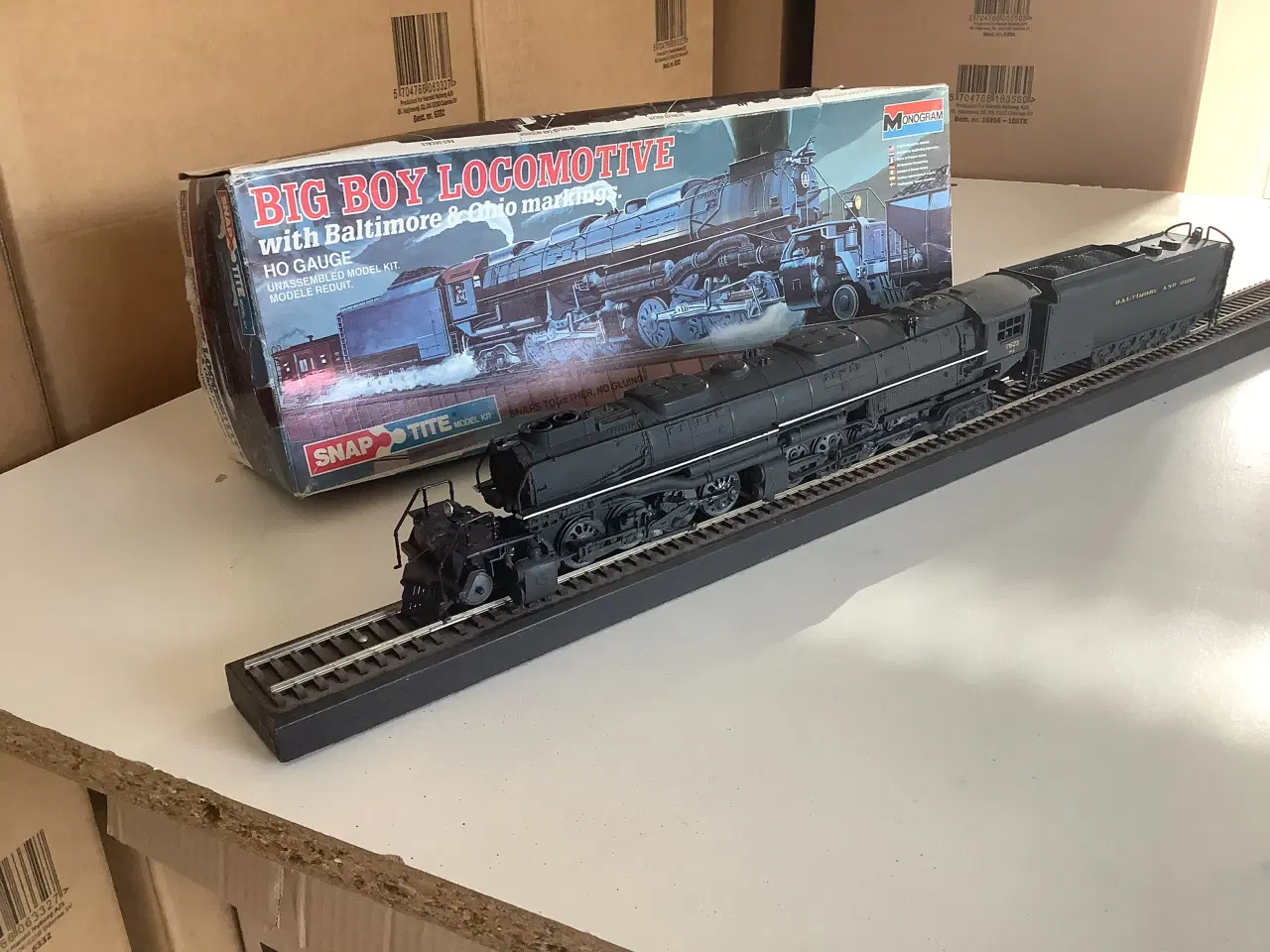 Billede 2 - h0 Big Boy lokomotiv. Monogram. Standmodel. 45cm !
