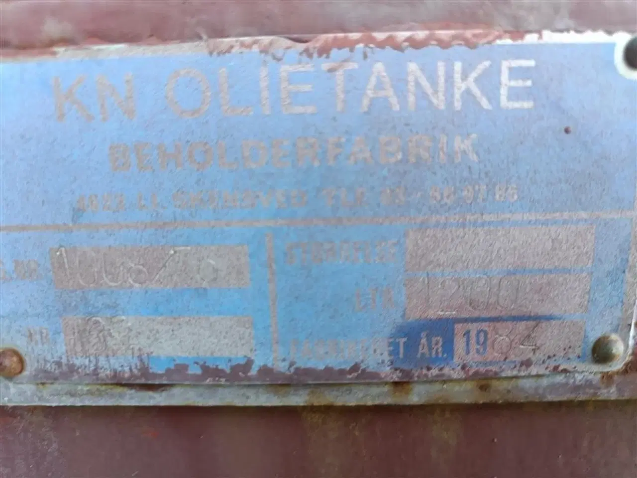 Billede 3 - KN Olietank 1200L