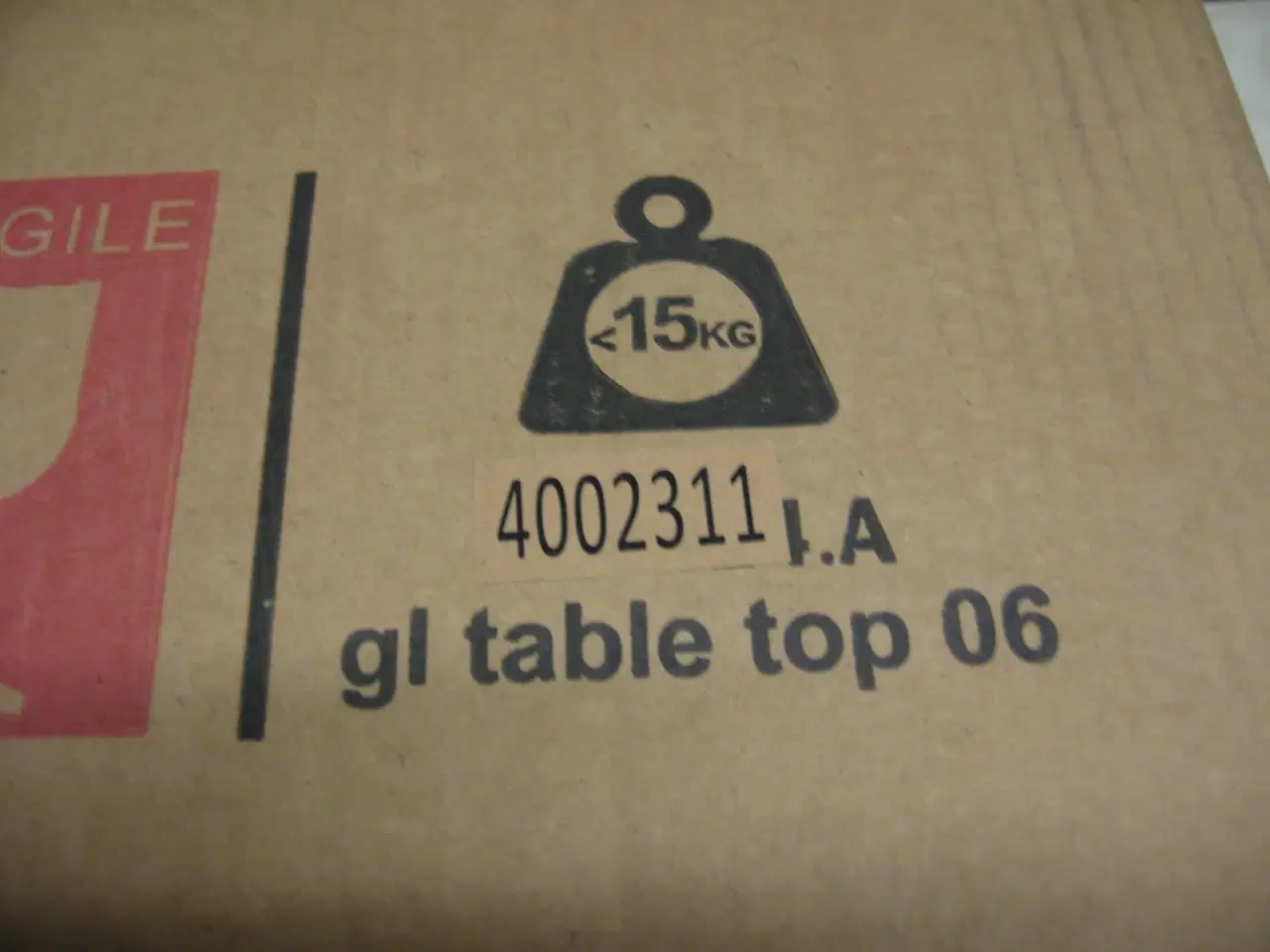 Billede 3 - Bordplade hærdet glas rund 600 mm