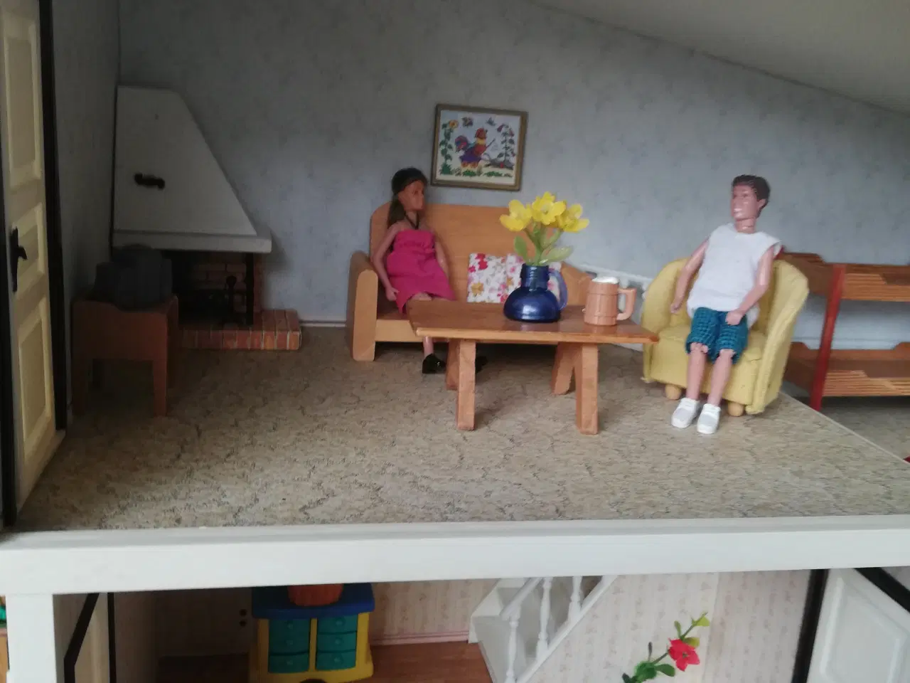 Billede 6 - Lundby dukkehus med indhold