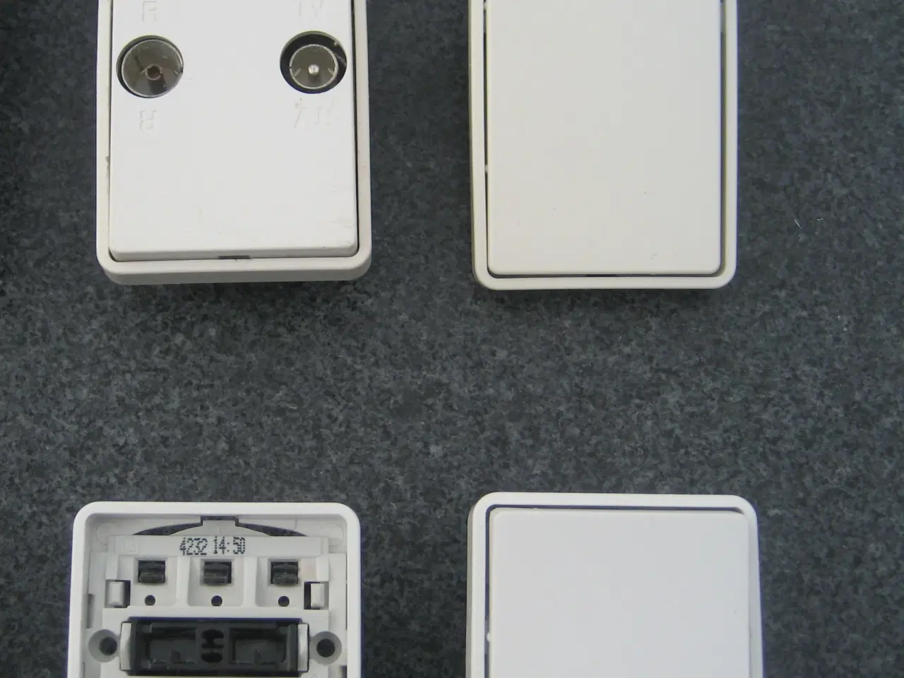 Billede 3 - Div. brugte stikkontakter og afbrydere