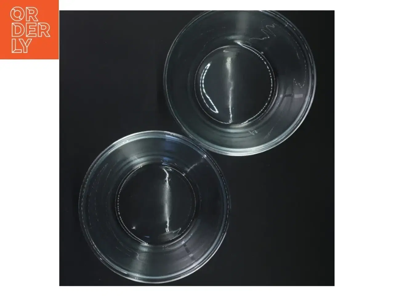 Billede 4 - Sæt af to glasskåle (str. 7x20 cm)