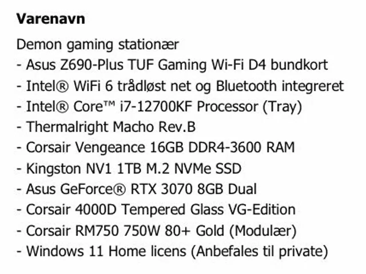 Billede 5 - Gaming Computer fra M/M Vision 