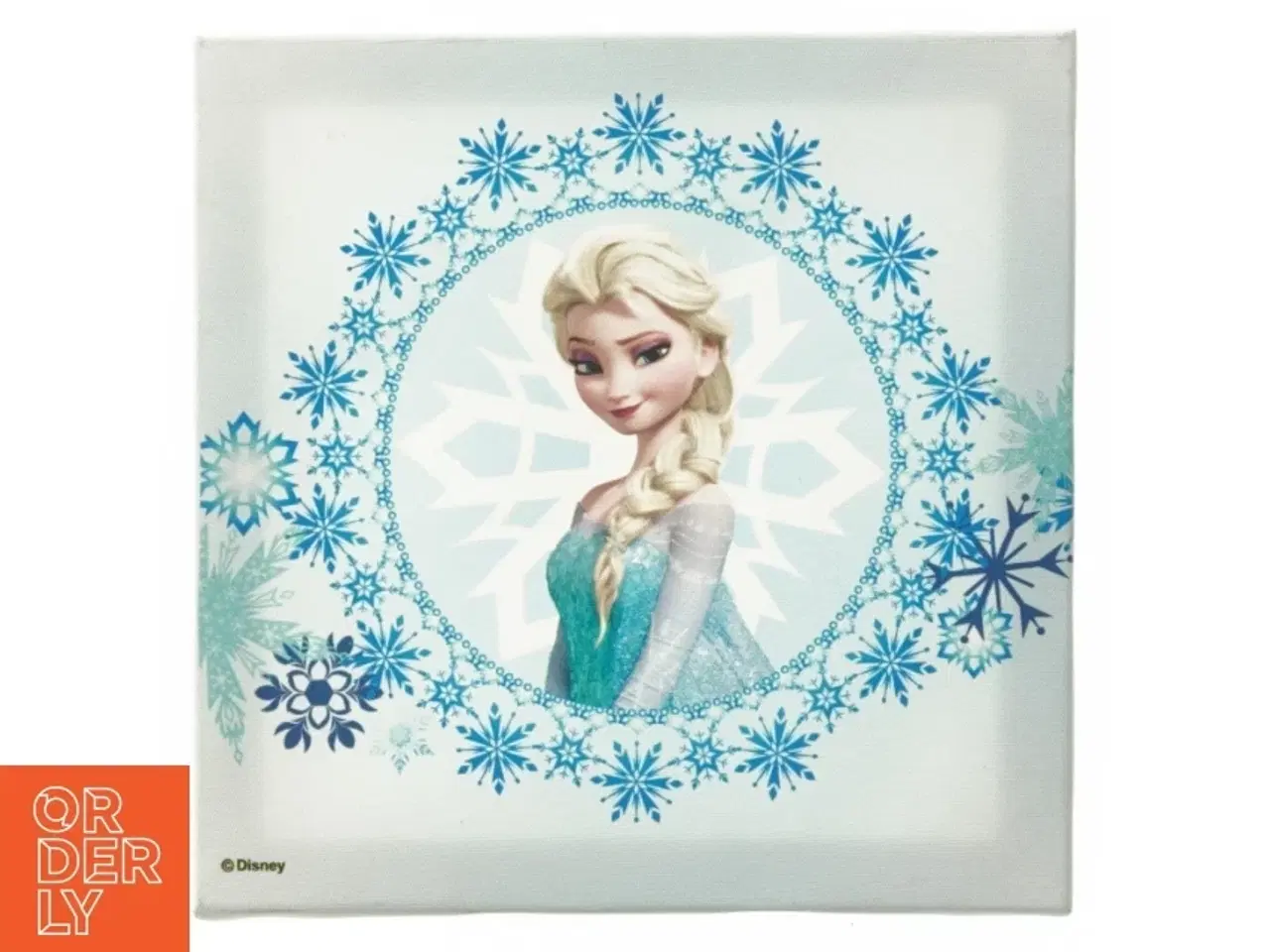 Billede 1 - Lærredsbilleder med frosttema, Elsa fra Disney (str. 20 x 20 cm)