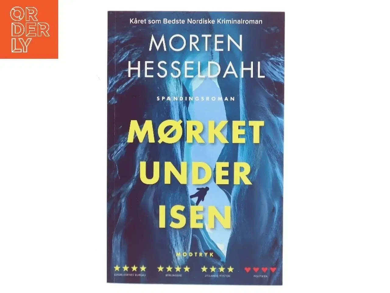 Billede 1 - Mørket under isen : spændingsroman af Morten Hesseldahl (Bog)