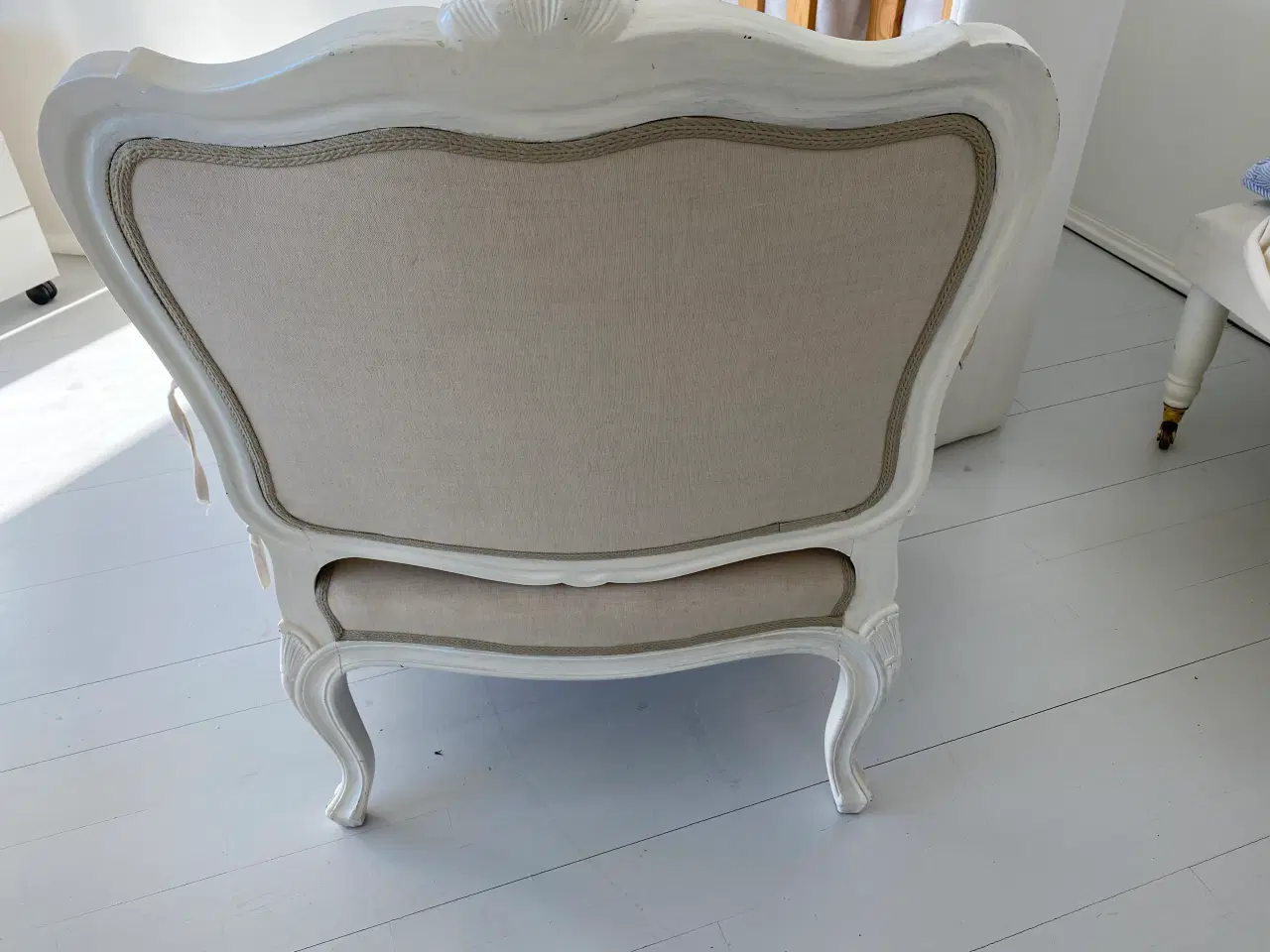 Billede 3 - Rokokostol nybetrukket 