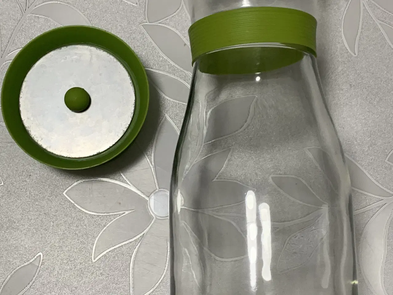 Billede 9 - Viva Kande med låg grøn og transparent