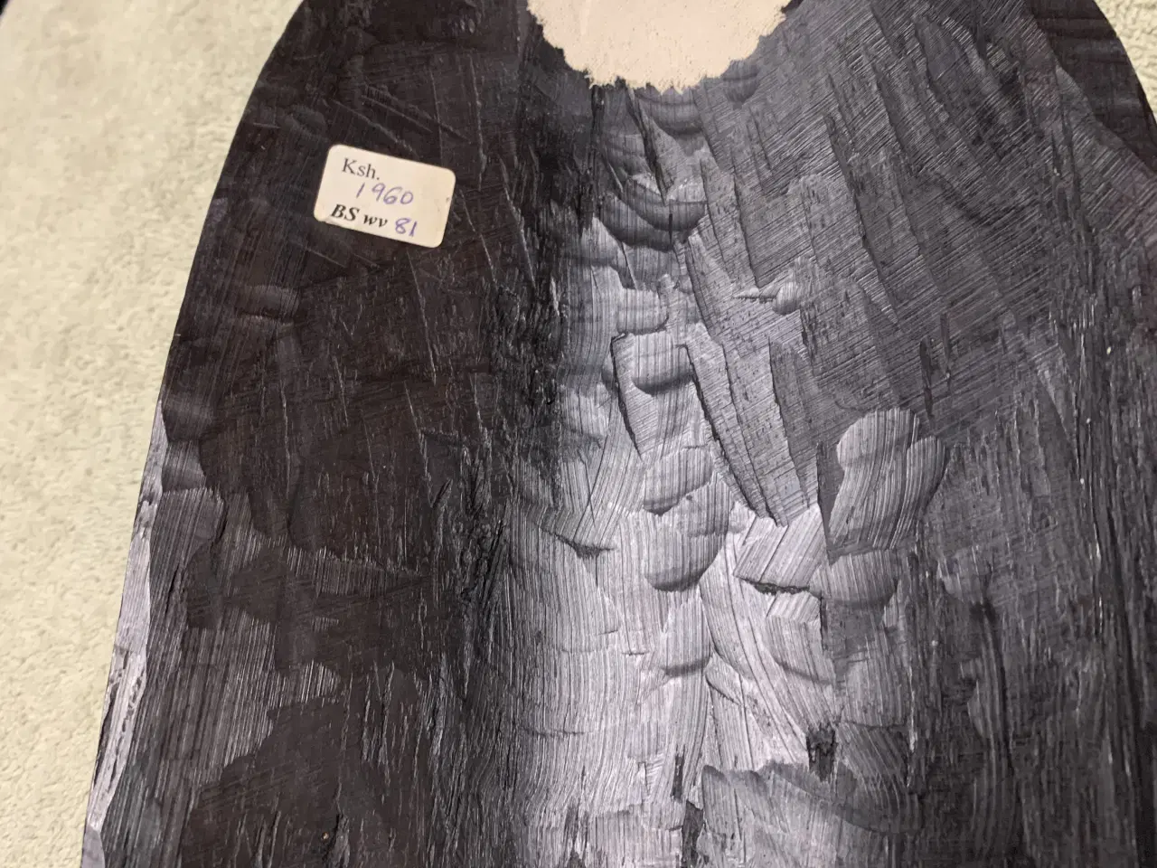 Billede 3 - Afrikansk maske i hårdttræ