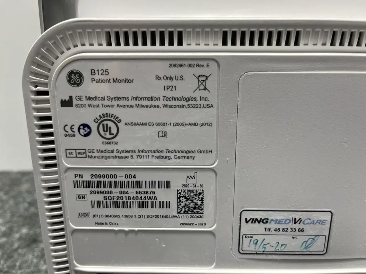 Billede 7 - Patient Monitor GE B125