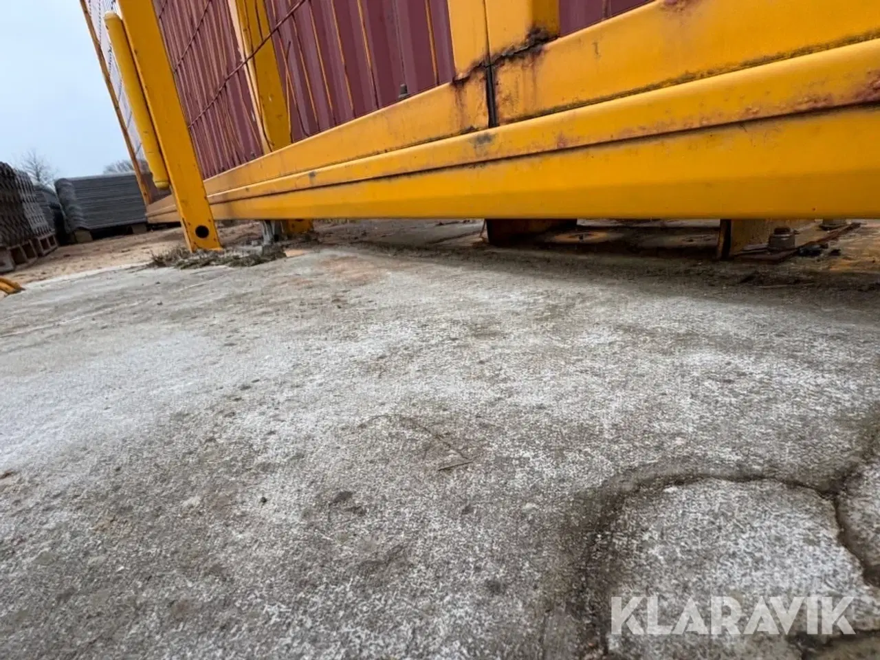 Billede 9 - Manuel skydeport med gaffellommer CAIS 4 løfteøjer