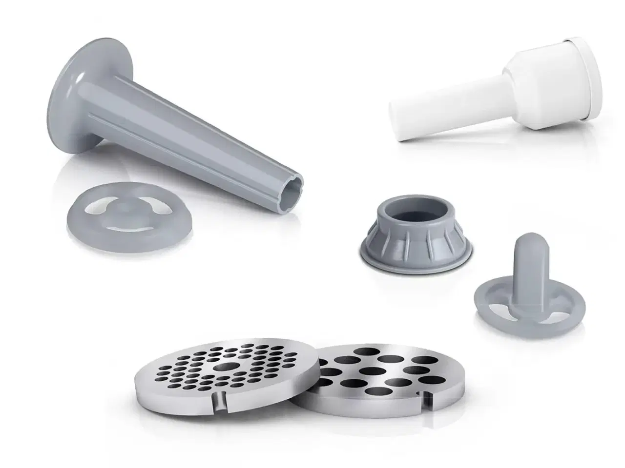 Billede 8 - Kødhakker Bosch MFW2520W – 1.500 W, rustfrit stål/hvid