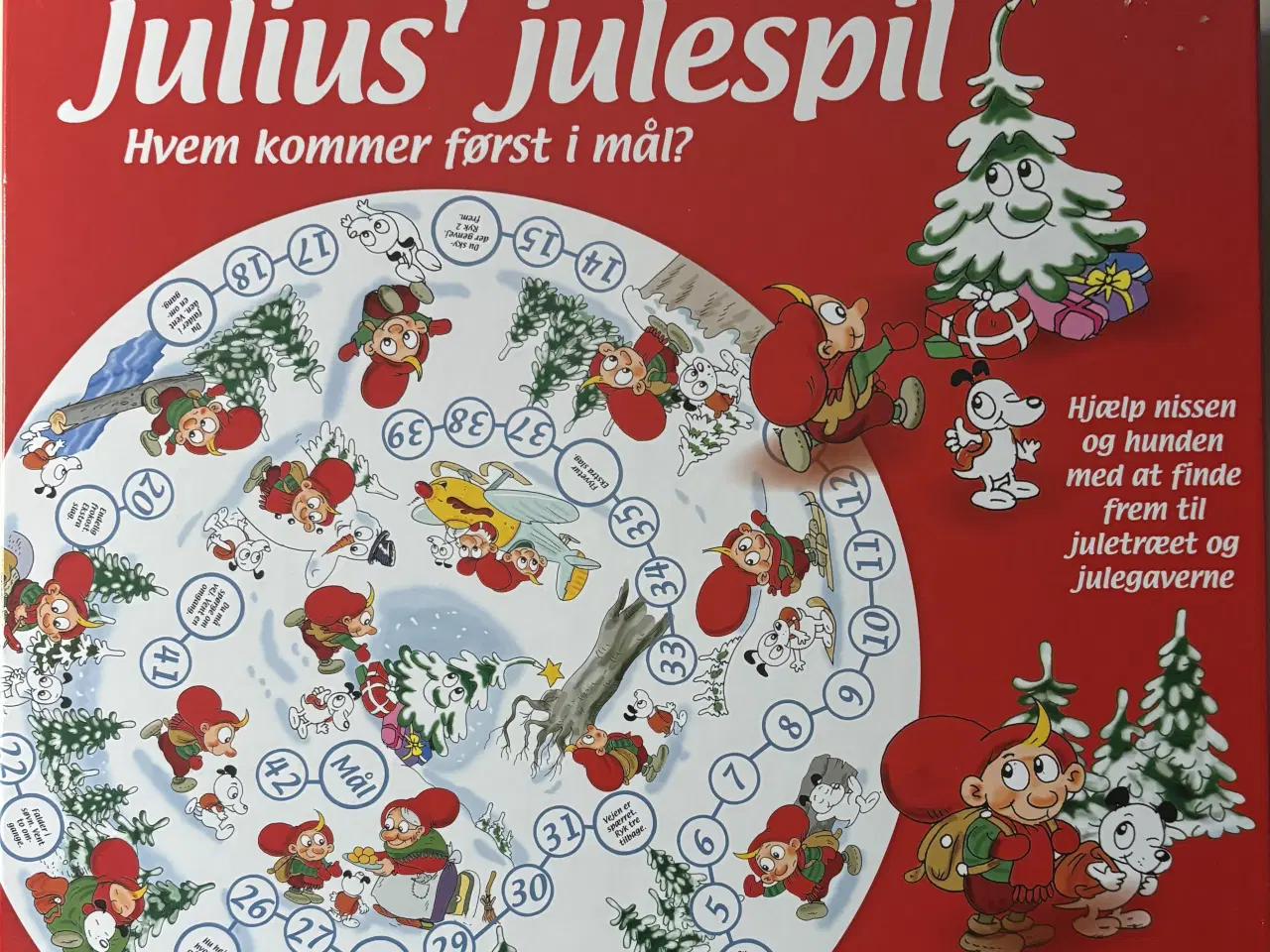 Billede 1 - Hvem kommer først i mål, Julius Julespil