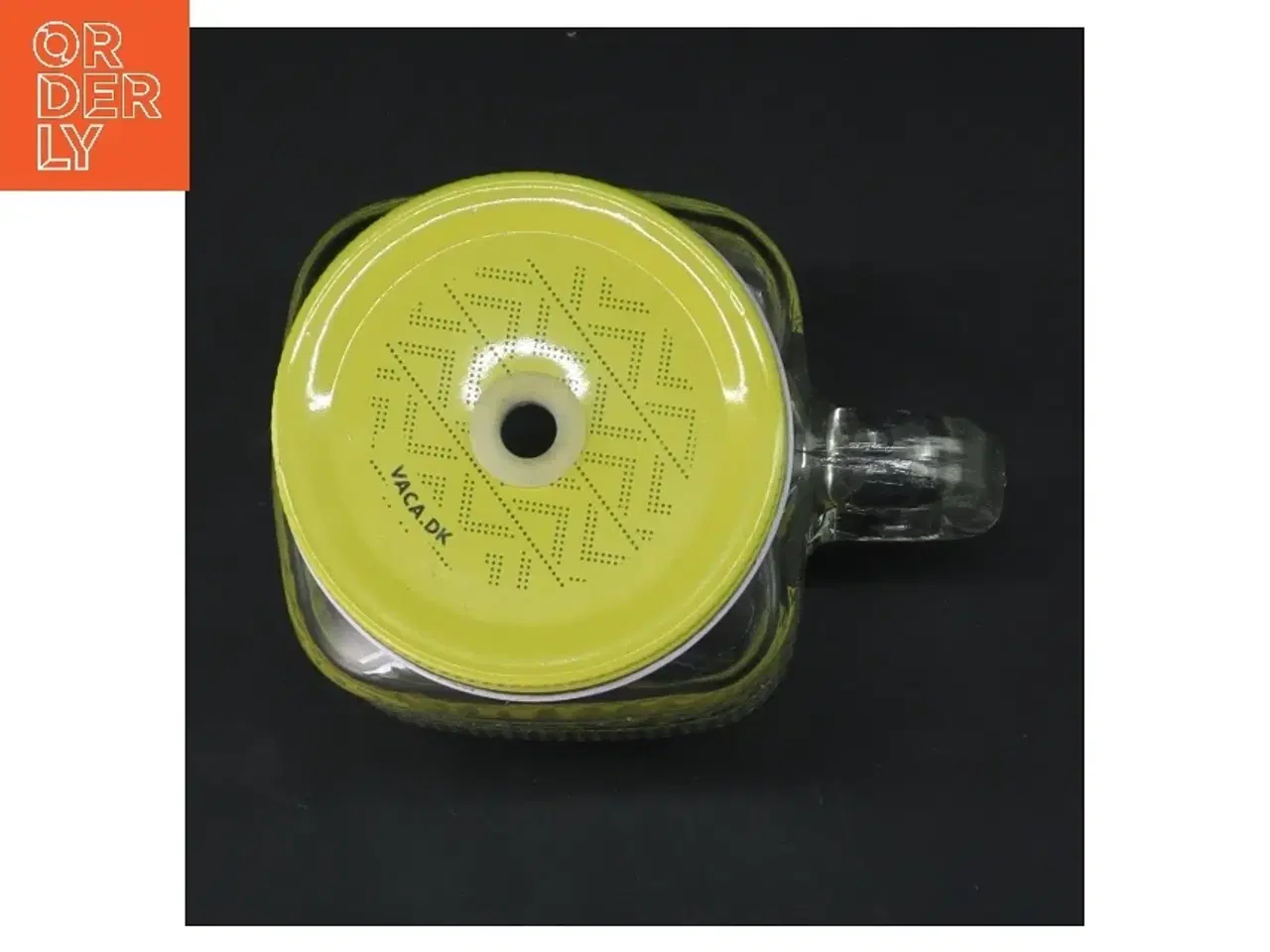 Billede 3 - Glaskrus med låg fra Vaca (str. Ø 7 cm højde 13,5 cm)
