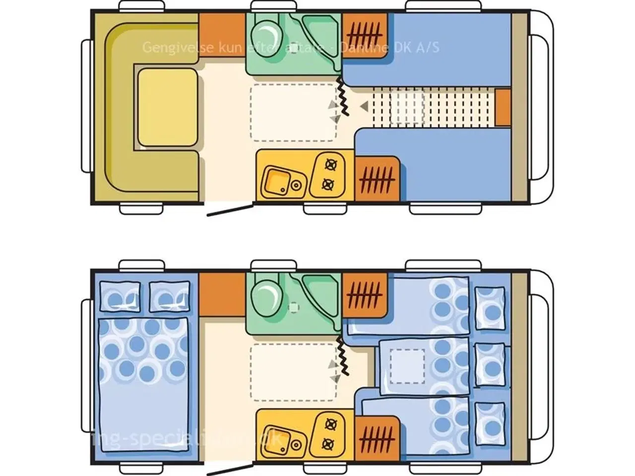 Billede 4 - 2010 - Adria Adora 472 LU   Adria Adora 472 LU 2010 - Se den nu hos Camping-Specialisten.dk