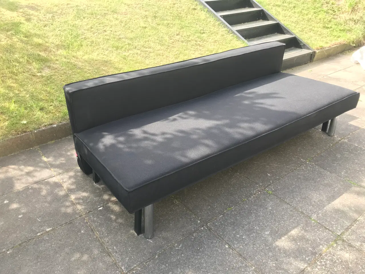 Billede 4 - Pæn 1 1/2 persons sovesofa i sort