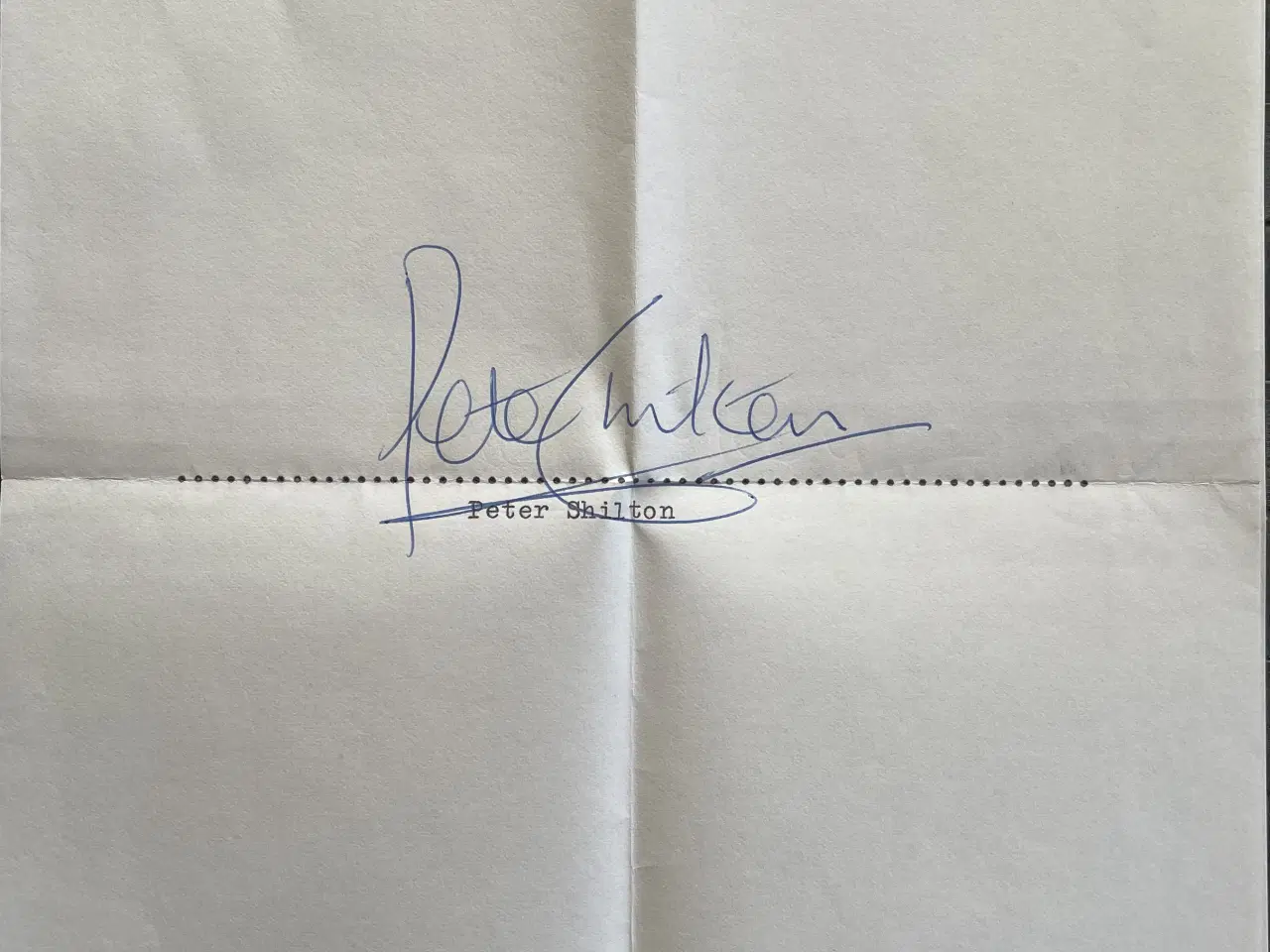Billede 3 - Autograf af Peter Shilton (3 stk) !
