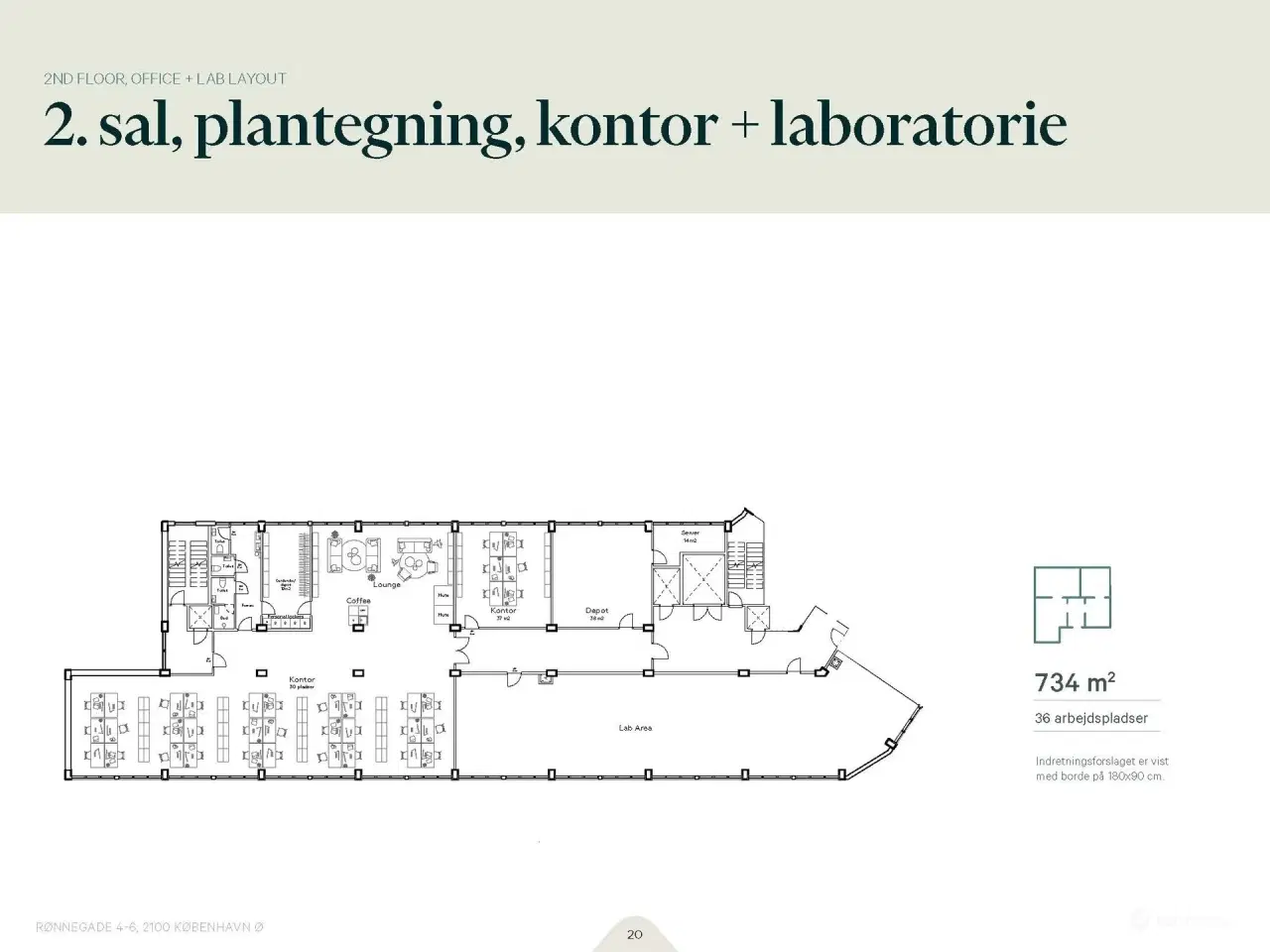 Billede 14 - Moderne kontorer/laboratorie tæt på metro på Østerbro