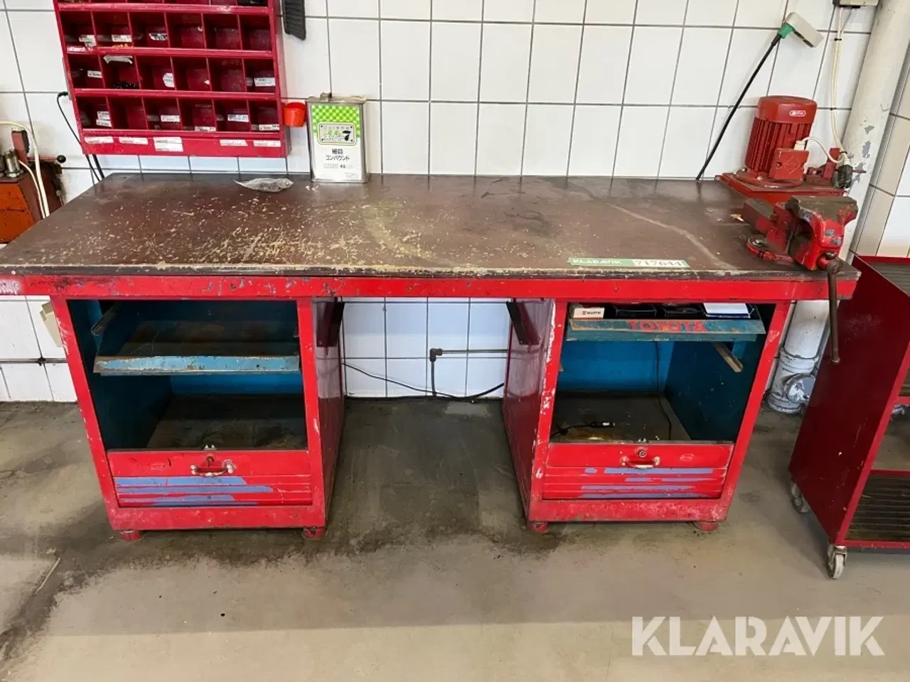 Billede 2 - Værksted bord/skab Wurth filebænk/reol/skab