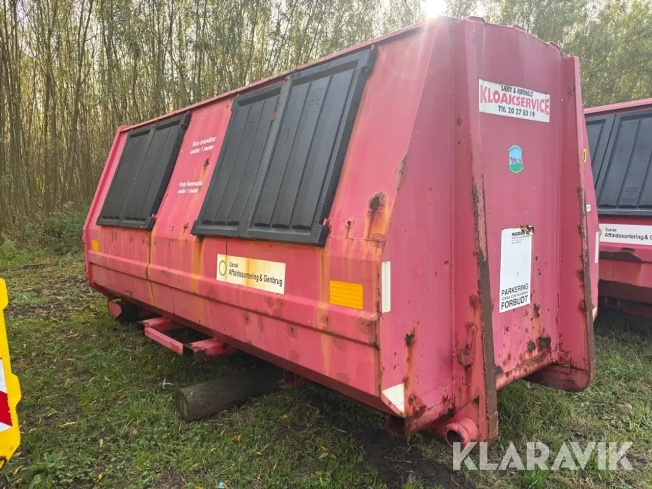 Billede 8 - Miljøcontainer Miljø-Art 4000 type L 3/3 mm