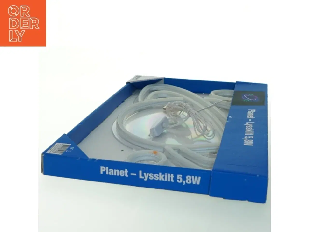Billede 3 - Planet lysskilt fra Harald Nyborg (str. 28x44 cm)
