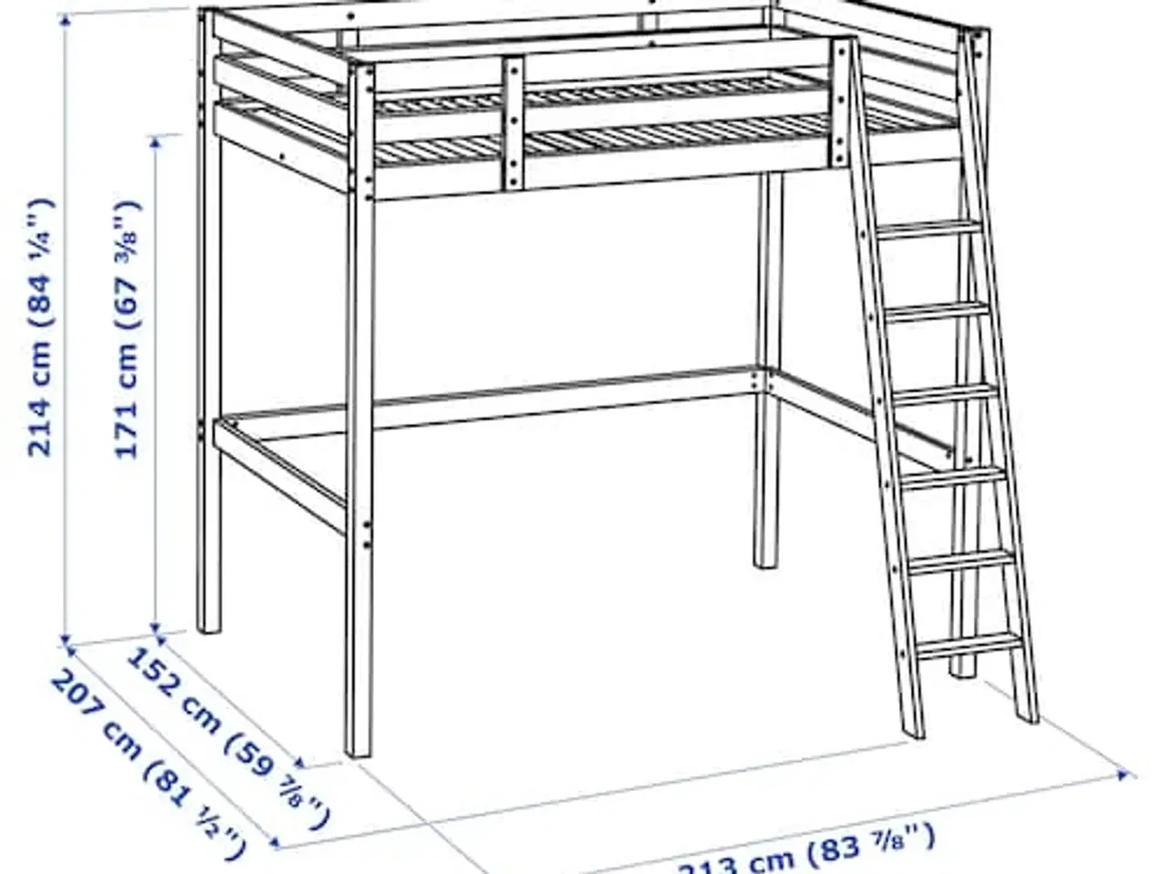 Billede 2 - Højseng fra Ikea