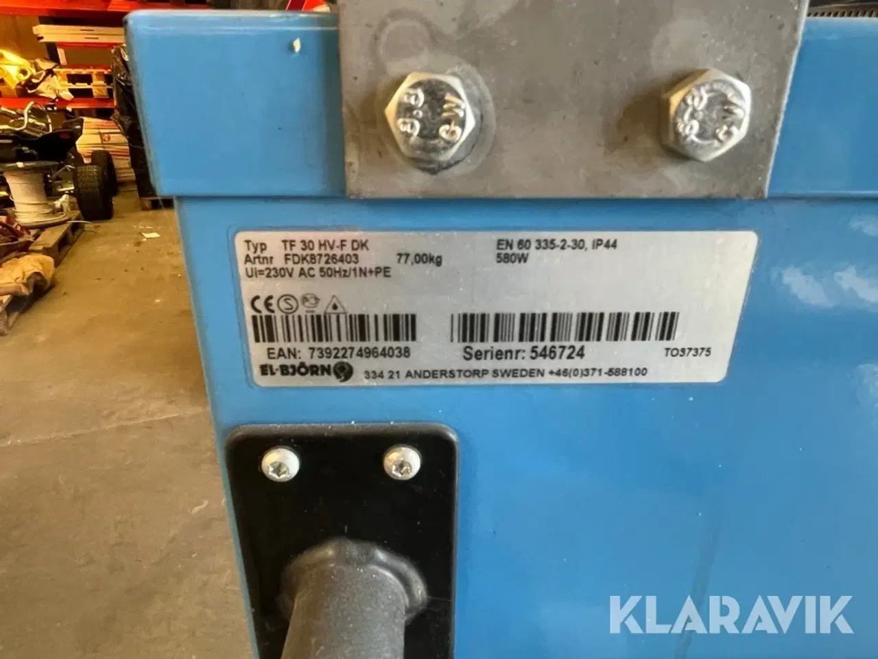 Billede 9 - Ventilator Elbjörn TF 30HV