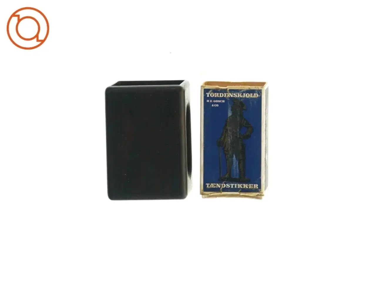 Billede 2 - Tændstiksæske holder i palisander (str. 11 x 8 x 5cm)